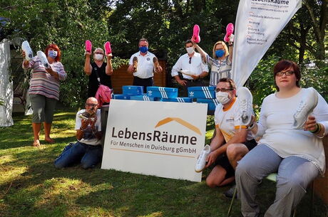 Lebensräume Duisburg die neuen Schuhe werden präsentiert